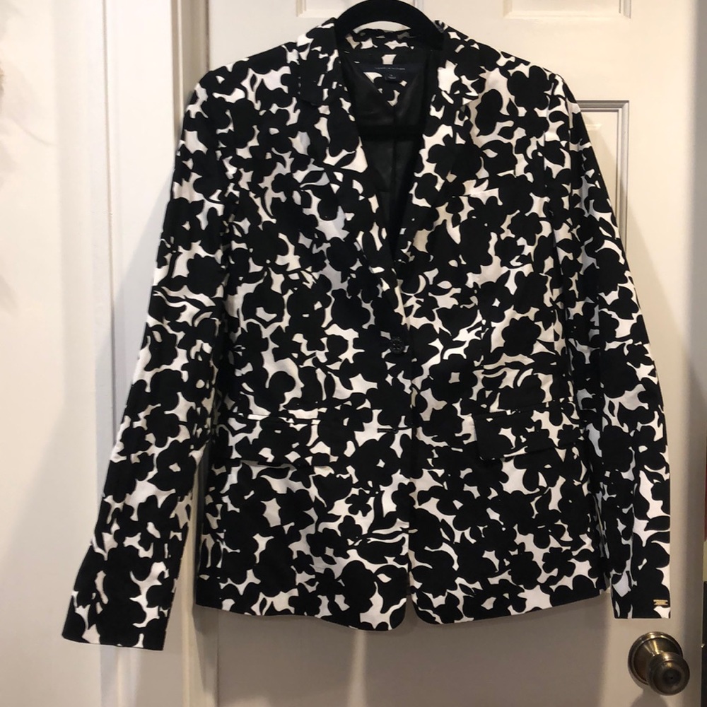 floral statement blazer
